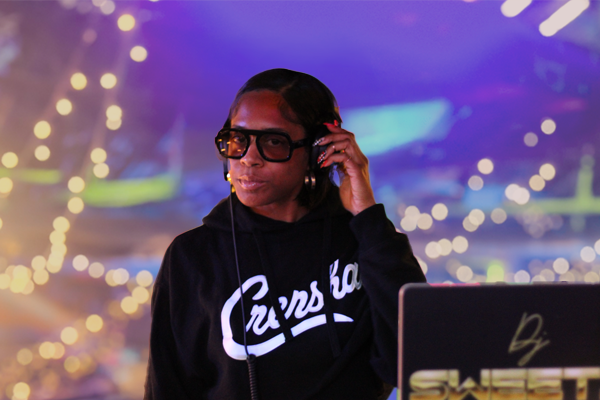black female DJ